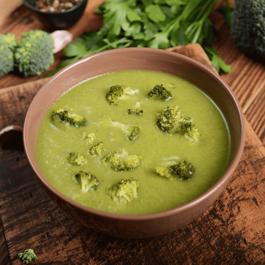 Immune Boosting, Vegan Sun Chlorella Broccoli Soup