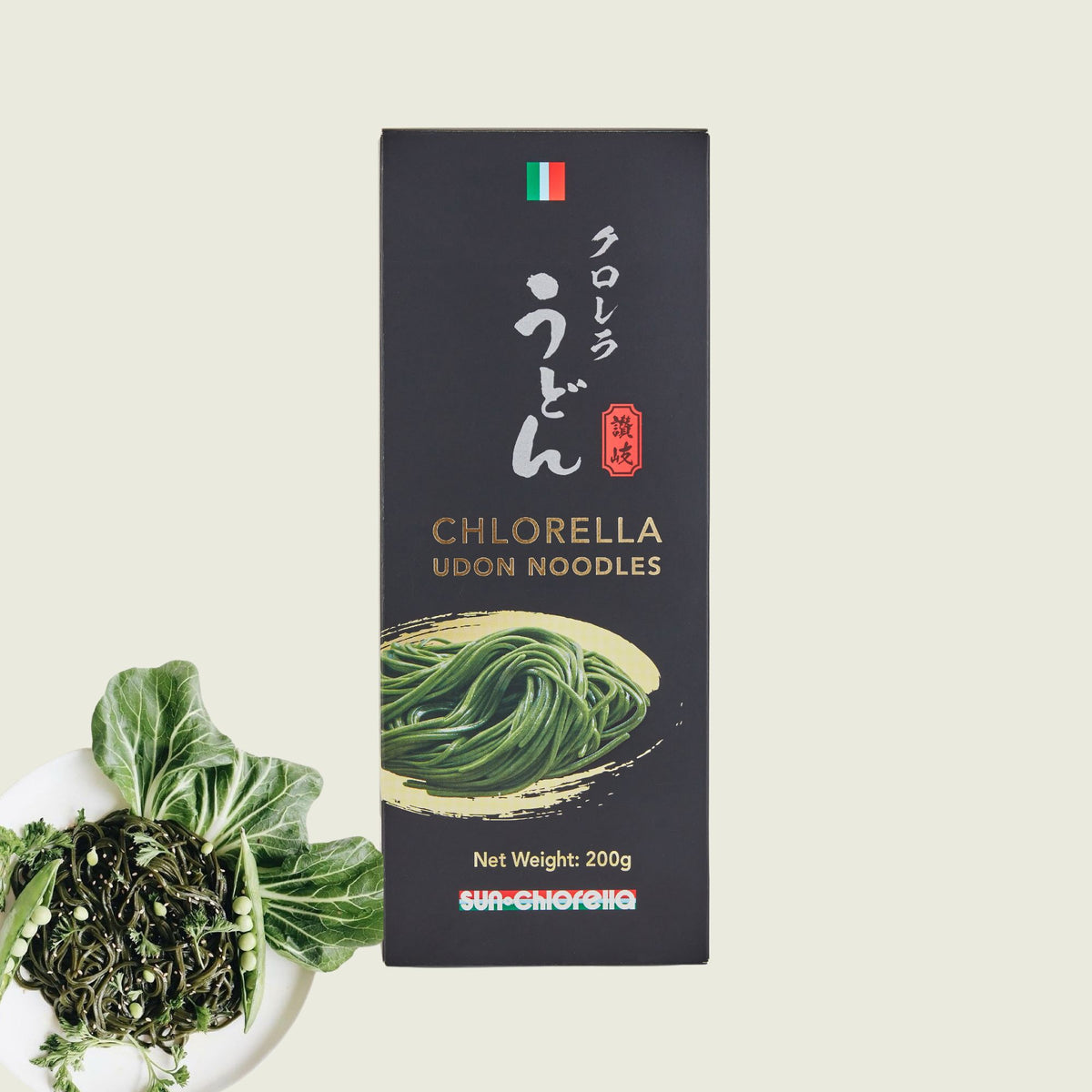 Chlorella Udon Noodles.