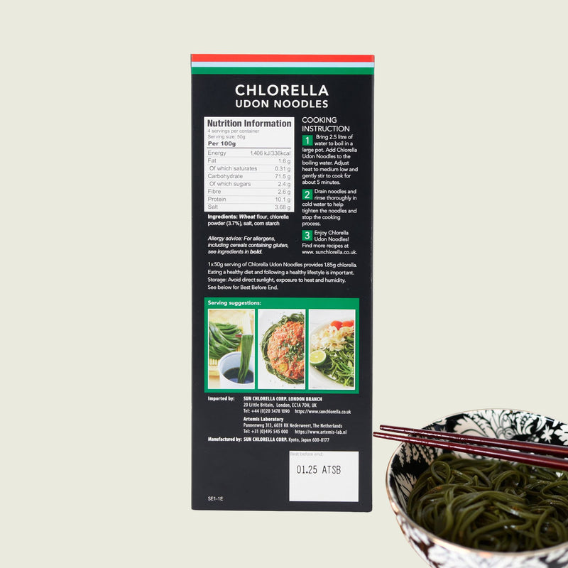 Chlorella Udon Noodles-Sun Chlorella UK | Wholefood Supplements