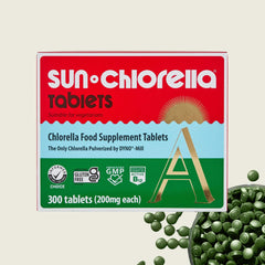 Sun Chlorella 'A' 300 x 200mg Tablets.